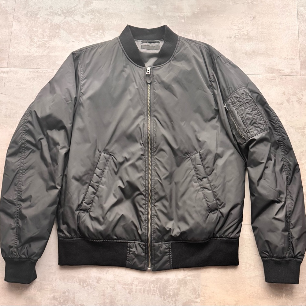 Men's Black Bomber Jacket